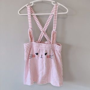 H&M Toddler Girl Bunny Overall Skirt